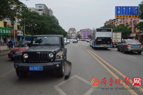 濟南槐蔭一男子穿行馬路遭遇連環(huán)撞死亡(圖)