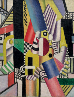 由法國最早立體主義運動領袖之一費爾南德?萊熱 （Fernand Leger） 于 1918 年 4 月繪制的布面油畫杰作《火爐》 （The Stove），尺寸為 61 x 50.1 厘米。