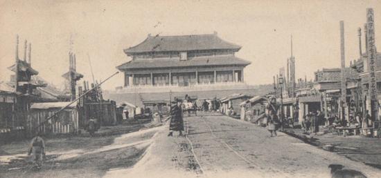 德勝門城樓，1900年老照片