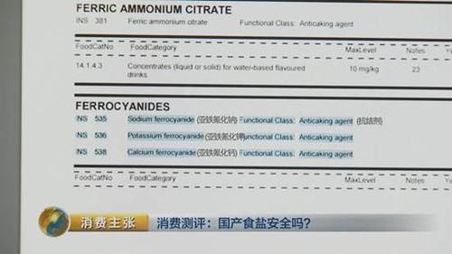 國產食鹽“添加劑”堪比砒霜？央視深度揭秘