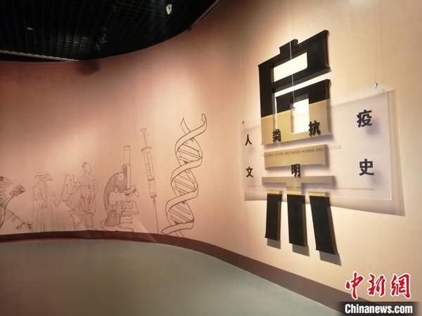 “啟示--人類抗疫文明史”展4日在遼寧省博物館進行。　李晛 攝